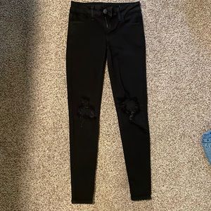 American Eagle next level stretch black jeans
